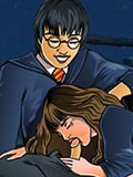 hentais Harry Potter have sex with his horny girlfriend toonguide
