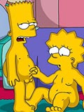 adult Hot Lisa Simpson posing and spreading in the kitchen listcomix