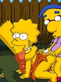 adult Lisa was screwed by Bart and his friend at parents garden listcomix