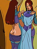 forcing Starfire her holes jetson porn