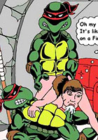 free Mutant Turtles seducing girls aladdin sex