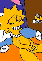 nude Lisa forced sex by Homer toon