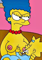 Marge lets suck her pretty tits sexy