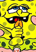 free comics Sponge Bob underwater crasy orgy famouse