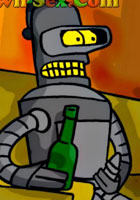 toon Futurama satisfies robots dick