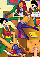 Fred Flinstone Teen porn in library toon party orgy