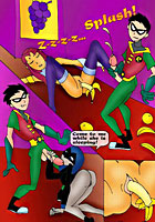 famous cartoon films Teen Titans in carton sex comics