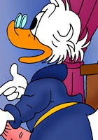 toon Donald duck shows his jessica rabbit sex