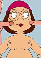 free Maggy from Family guy trying cocks