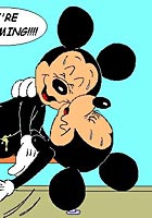 famous cartoon films Mickey Mouse and fucking at beach