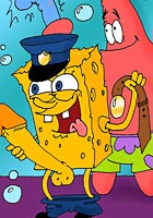 nude Sponge Bob freak out in sex shop babe