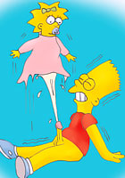 a Bart lure Maggy his porn toon pics