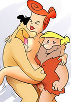 Lisa Simposn getting her wet by Fred Flintstone sex