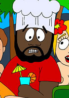 toon Cartman celebrating bithday Hawaii sex