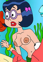 a Mindy the Mermaid revealing pussy toon pics