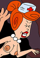 best Cockcrazed Wilma stripped cartoon sex porn