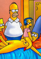 nude Marge blows Barts friend famous cartoons