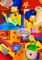 nude Simpsones womans day flinstones