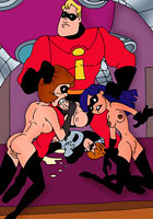Incredibles in orgy teen titans sex pics