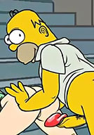 Marge Simpson moaning in marge hentai