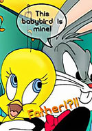 Naughty Tweety sharing till sex