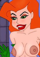 Poison Ivy gets sex gets mouthful of cum
