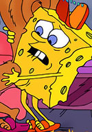 Sponge Bob screws her rips appart