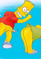 Simpson getting sex and taking face load