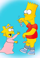 Maggie Simpson sex and taking a face