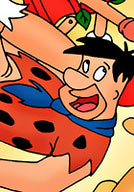 Dark Betty Boob slams Fred Flintstone