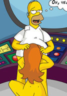 Simpson fucked sporting boobs Homer