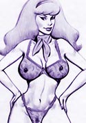 sketches Daphne deep to Jones nude comics for you